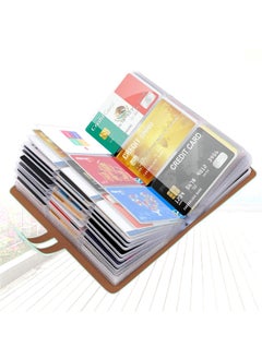 Excefore Credit Card Holder, Business Card Organizer Credit Cards Protector with 96 Card Slots RFID Blocking Business Cards Holder for Managing Your Different Cards to Prevent Loss or Damage (Green)  - Image 1
