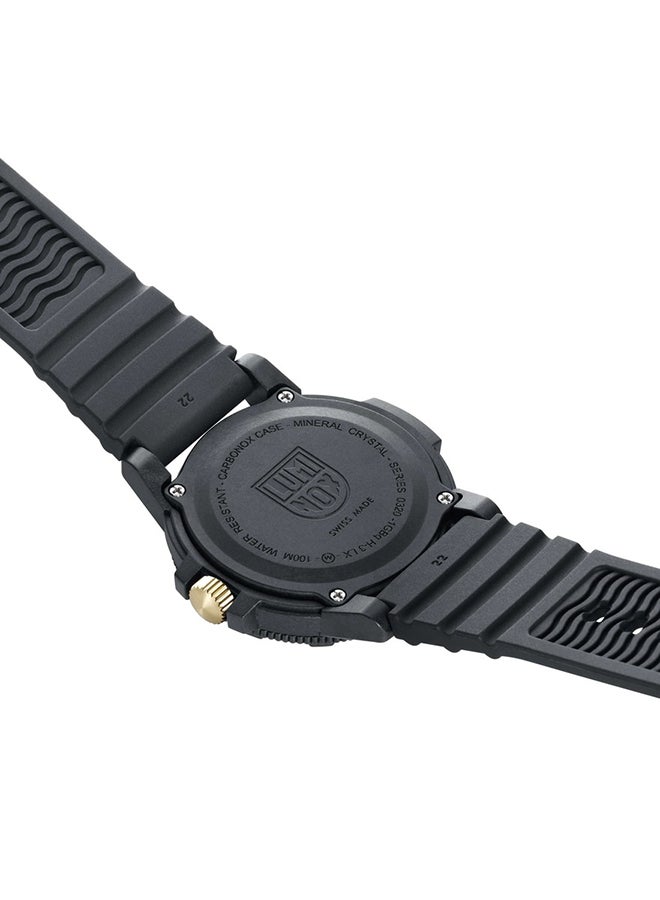 Luminox ساعة يد رجالية من البولي يوريثين بعقارب دائرية الشكل XS.0325.GP - 45 ملم - Image 4