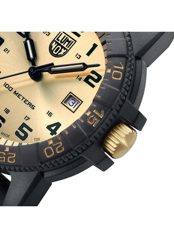 Luminox ساعة يد رجالية من البولي يوريثين بعقارب دائرية الشكل XS.0325.GP - 45 ملم - Image 5