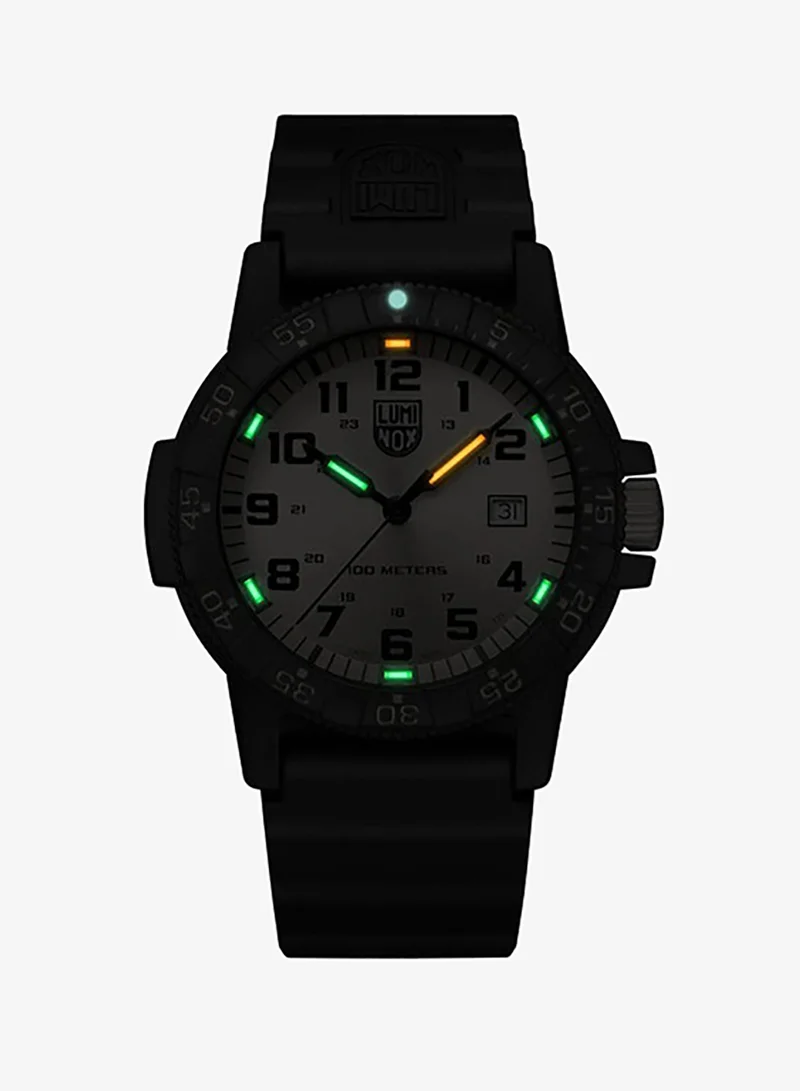 Luminox Men's Analog Round Shape Polyurethane Wrist Watch XS.0325.GP - 45 Mm