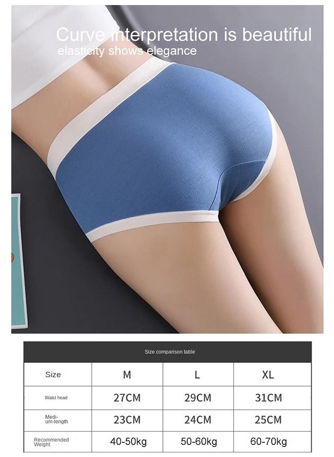 Umiwin - 2 Pcs Fashion Women Panties Breathable Satin Traceless Briefs Thin Ice Silk Female Underwear - Image 1