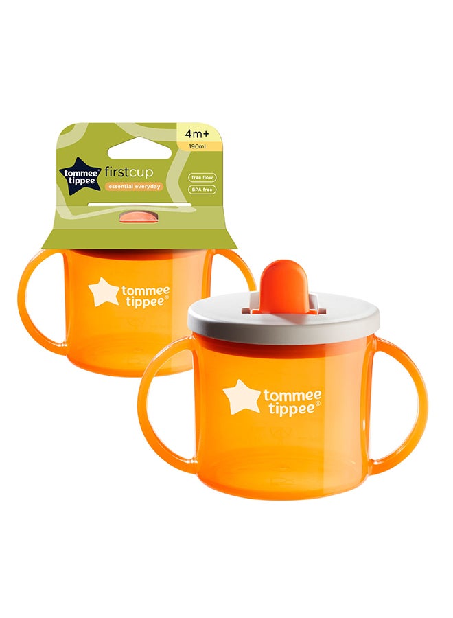 tommee tippee Easiflow 360 Lip Activated Trainer Cup With Easy-Grip Handles Leak-Proof Dentist Recommended 190 ml, 4 Months+ - Assorted - Image 3