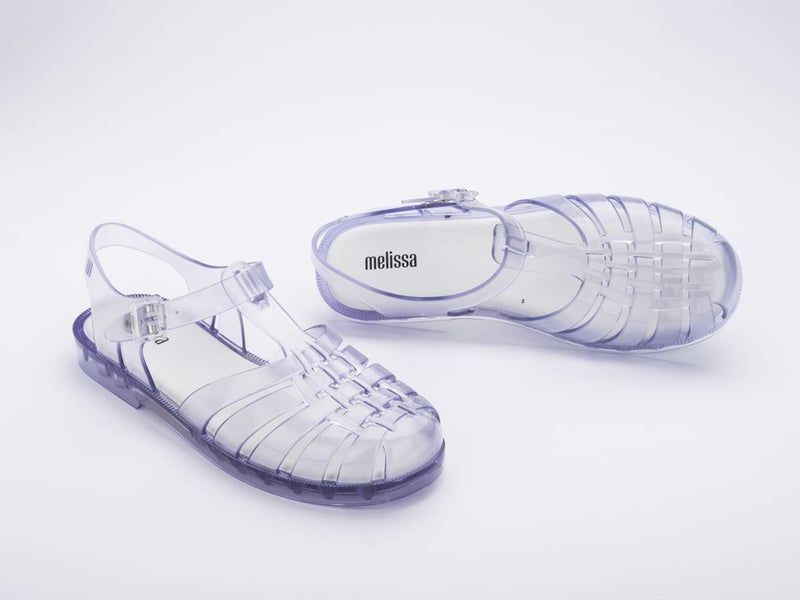 Melissa Possession Jelly Sandal for Women - The Iconic 90s Original Jelly Shoe, Fisherman’s Sandal with Adjustable Strap and Side Buckle, Clear, 10 - Image 5