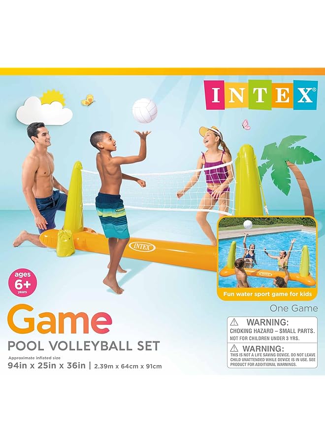 INTEX Pool Volleyball Game 94In X 25In X 36In - Image 4