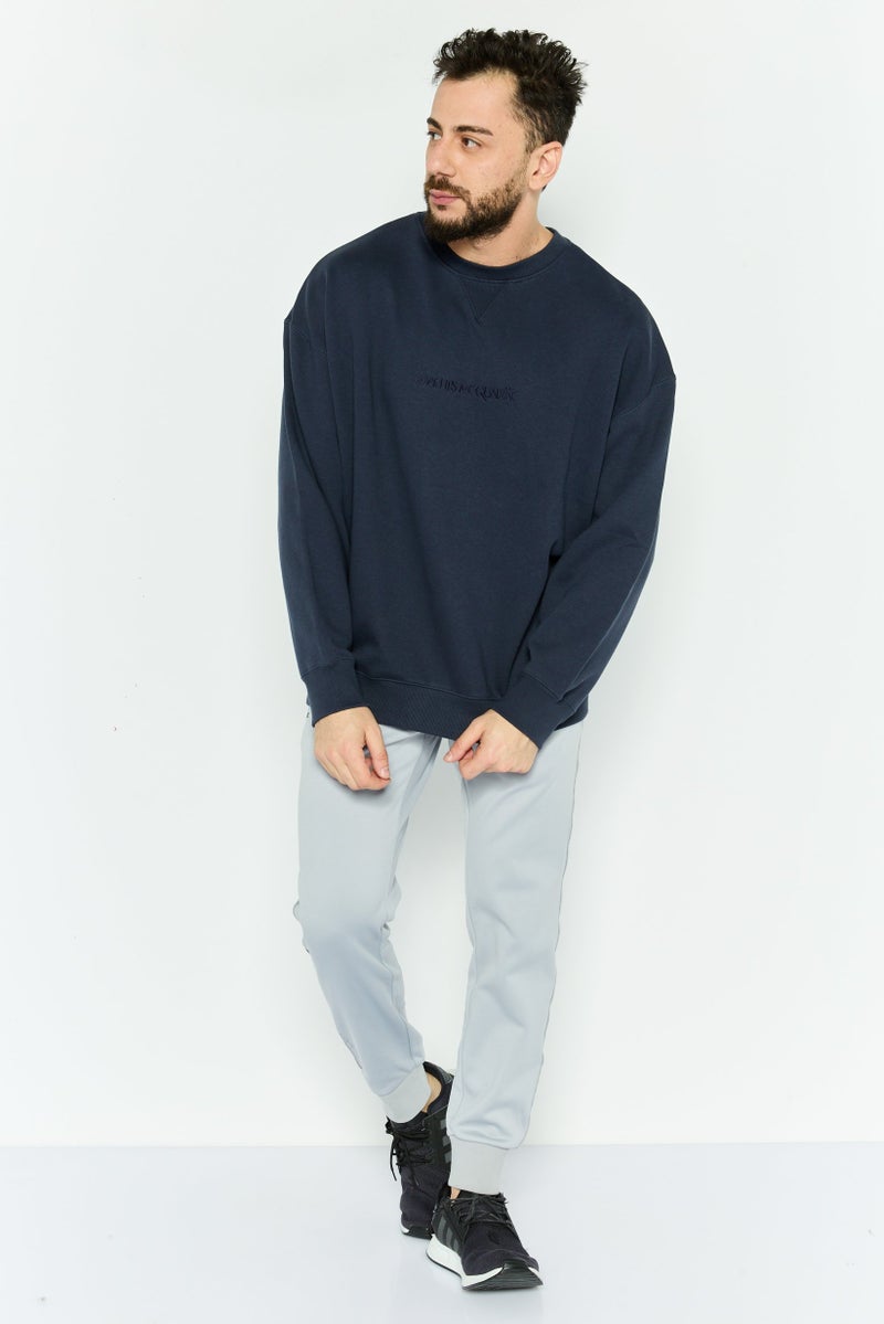 Puma x Select Men Sportswear Fit Long Sleeve Outdoor Sweatshirt, Navy - Image 2