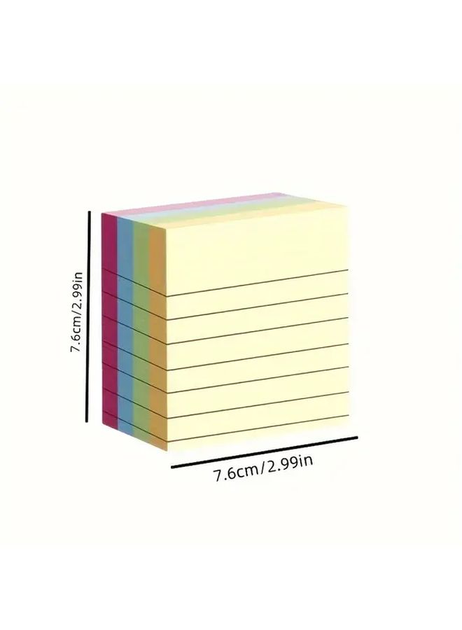 Large 5 98x3 94 Inch Colorful Tear Off Sticky Notes 100 Sheets 4 Colors Memo Pad - Image 2