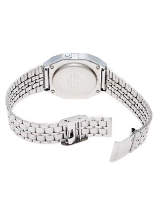 Men's Water Resistant Stainless Steel Digital Casio Watch A-159W - 33 mm - Silver - view 2