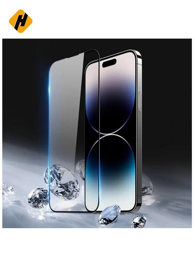 Glass for iPhone 15 Pro Max Screen Protector Tempered Glass Full Glue Edge-to-Edge Screen Protector for iPhone 15 Pro Max (2023) (IPHONE 15 PRO MAX)