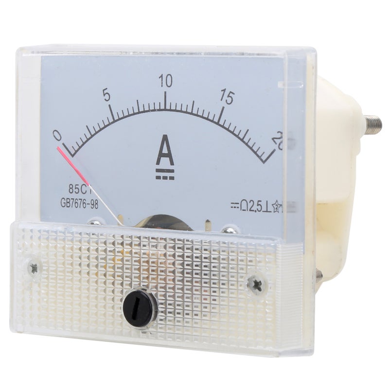 85C1 DC 0-20A Pointer Ammeter Head Electrical Circuit Current Measuring Device Tool - Image 5