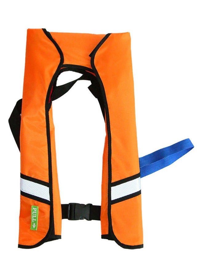 NIBEMINENT Manual Inflatable Water Sports Survival Jacket Orange 35.00X5.00X32.00cm  - Image 5