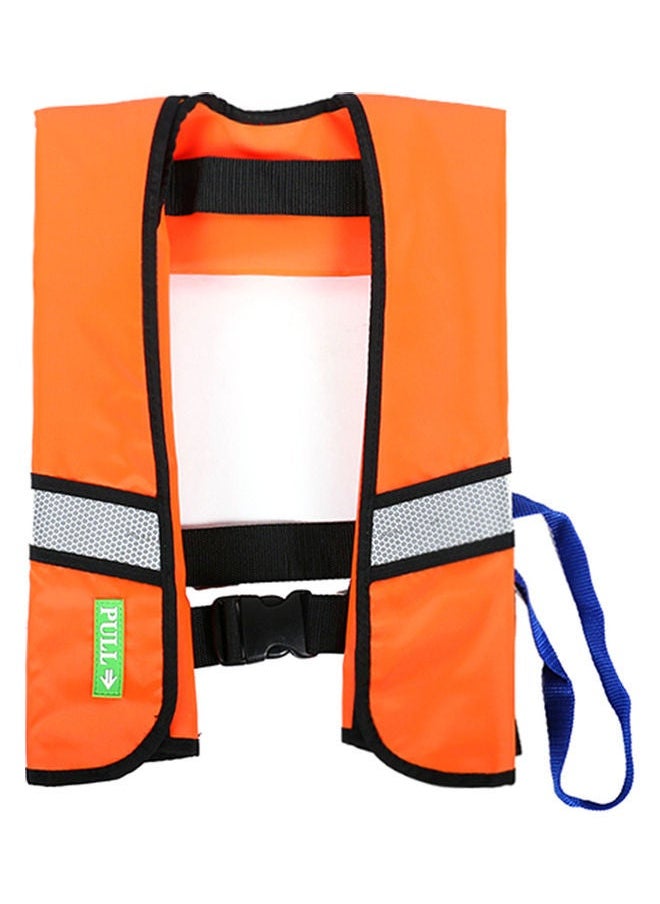 NIBEMINENT Manual Inflatable Water Sports Survival Jacket Orange 35.00X5.00X32.00cm  - Image 4
