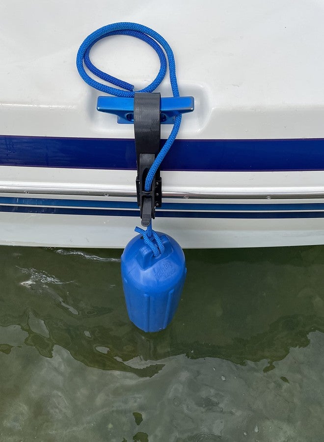 Danik Hook Soft Flex Marine Fender Hanger (Made in USA) – Knotless Adjustable Strap for Quick Fender Height Changes – Fits Rails, Towers, and Cleats on Powerboats and Sailboats - Image 5