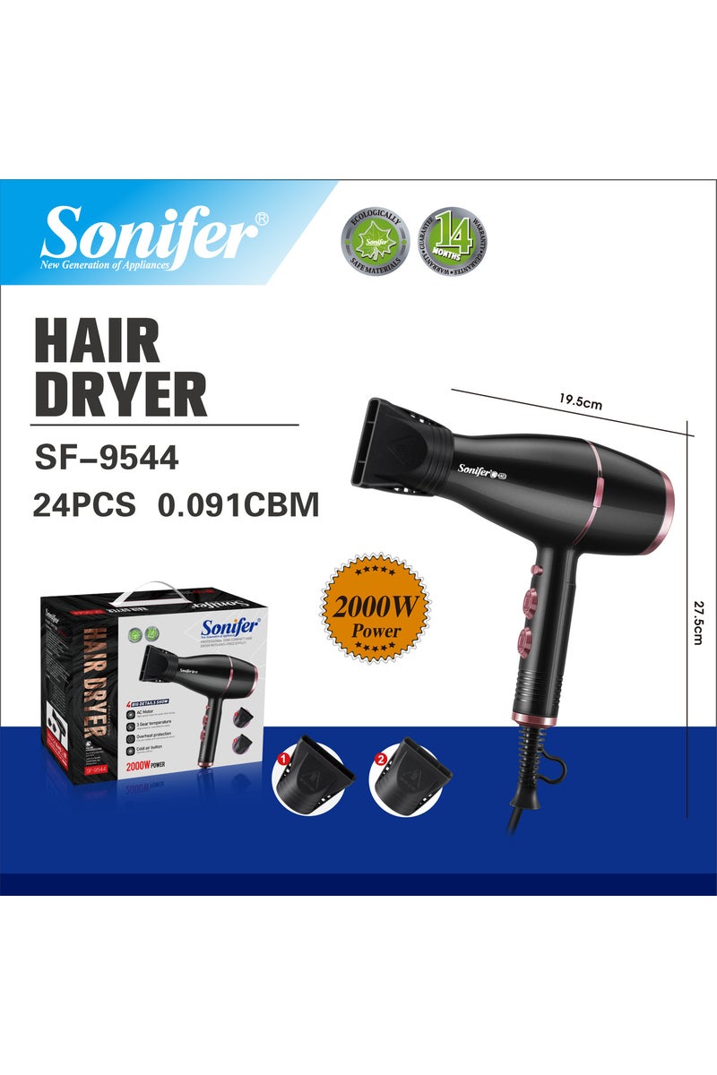سونفير Hair Dryer 2000W - 2 Year Waranty SF-9544 - Image 1