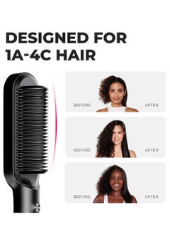 TYMO Ring Hair Straightening Brush TY.HC100.BK - Black  - Image 2
