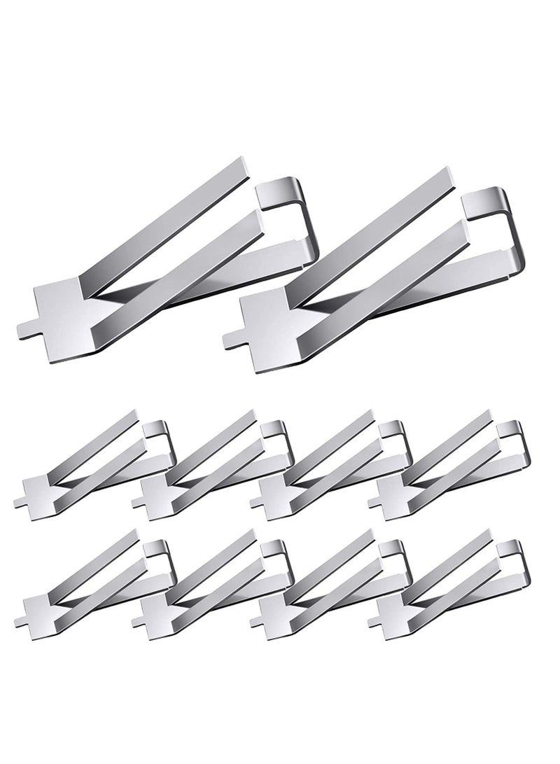 SYOSI 10 Pack Ender 3 Glass Bed Clips Stainless Steel Glass Bed Spring Turn Clips Platform Clamps Stable for Creality Ender 3 Pro Ender 3S Ender 5 Pro CR-20 PRO CR-10S Pro 3D Printer - Image 1