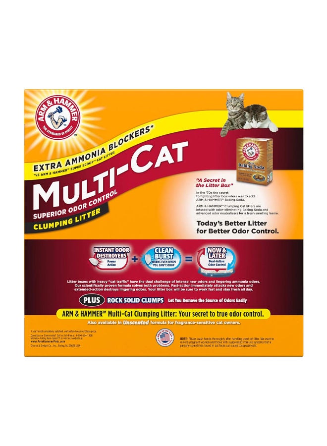 آرم آند هامر فضلات القطط المعطرة ذات التحكم الفائق في رائحة القطط المتعددة، 9.07 كجم - Image 2