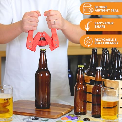FastRack 24-Pack 12oz Amber Longneck Glass Beer Bottles - Image 2