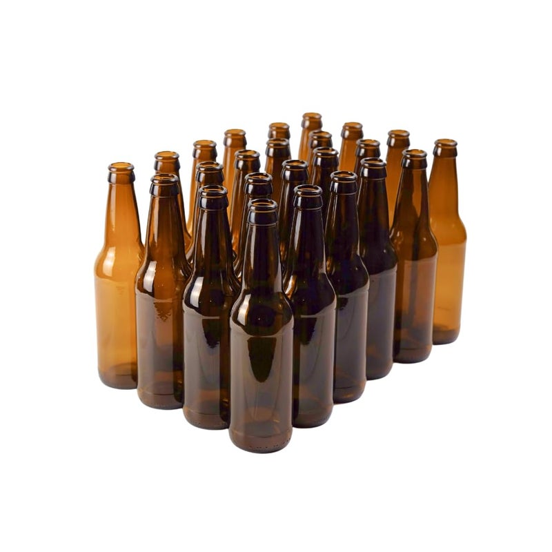 FastRack 24-Pack 12oz Amber Longneck Glass Beer Bottles - Image 5