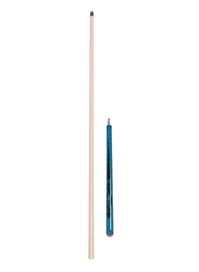 Jump Break Pool Cue Stick Maple Wood 13mm Tip 1.05m Billiard Cue for Practices Performances Blue - Image 1