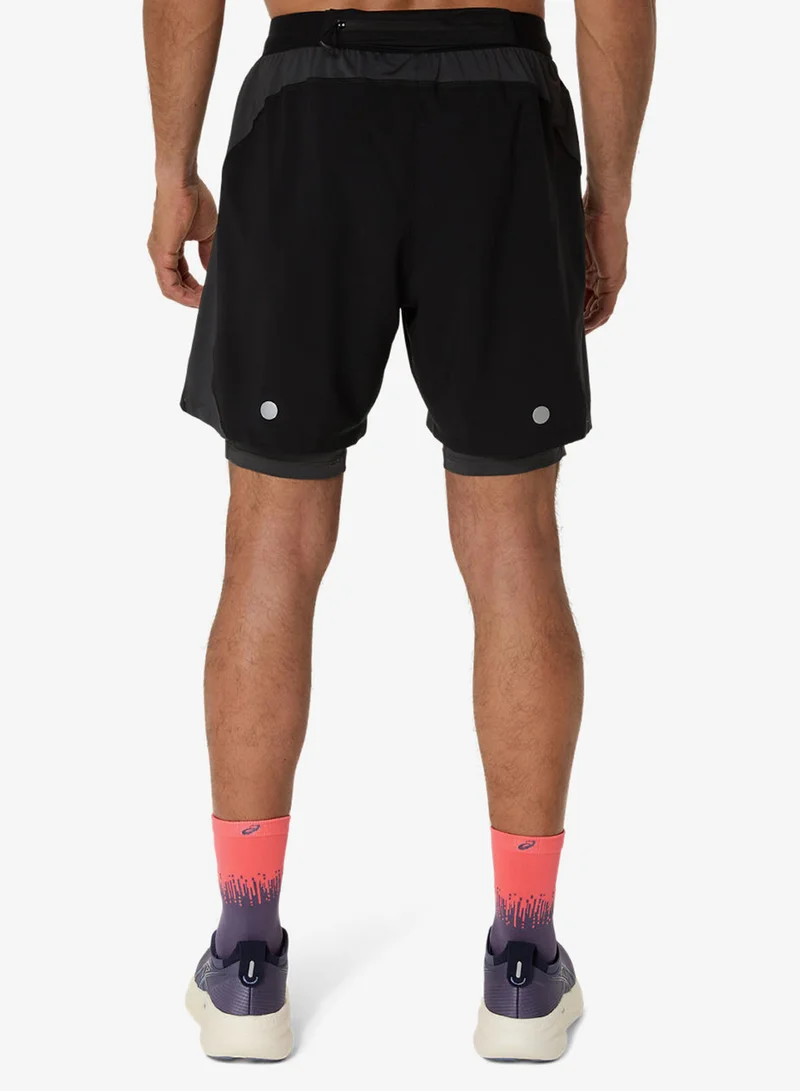 اسيكس 7" 2In1 Road Shorts