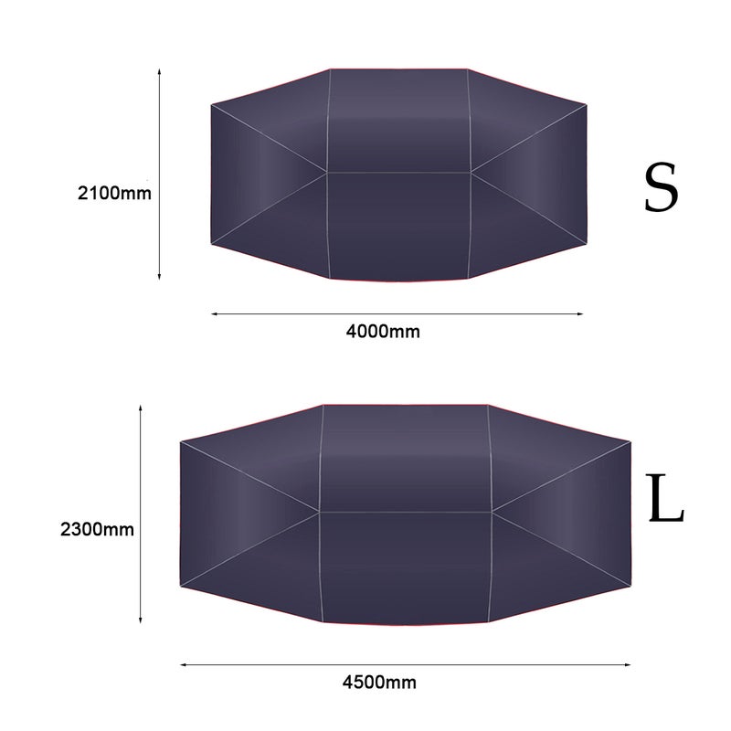 Outdoor Car Vehicle Tent Car Sunshade Cover Snap Buckle Proof Polyester Cover Without bracket - Image 4