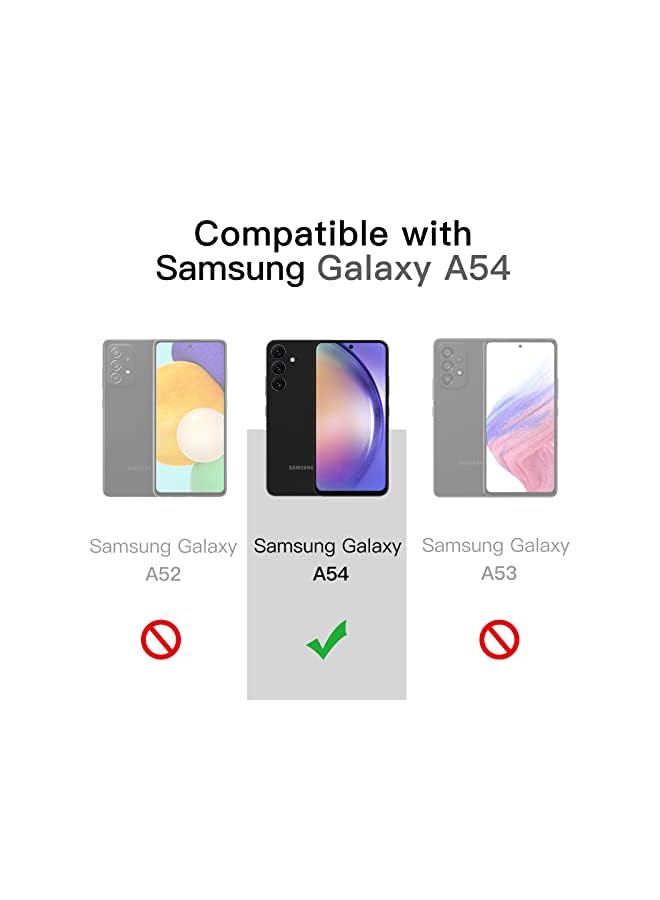 Jetech Screen Protector for Samsung Galaxy A54 5G 6.4-Inch, 9H Tempered Glass Film, Anti-Scratch, HD Clear, 3-Pack - Image 4