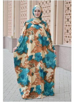 DAMAS COLLECTION P106-Ramadan Butterfly abaya with scarf from soft crepe,Muslim women abaya,ramadan prayer dress,wide abaya for women  - Image 3