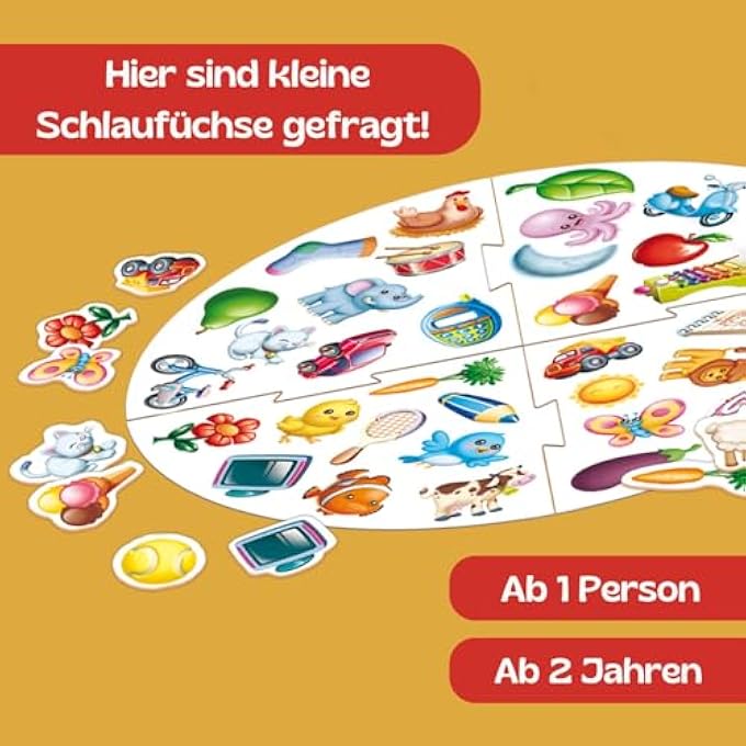 EDUCA Loopuchs Small 36 Pictures  tional Game  Family Game  The Board Game for Children Helps Sharpen Visual Perception and Reflections  Family Games from 2 Years 20057 - Image 5