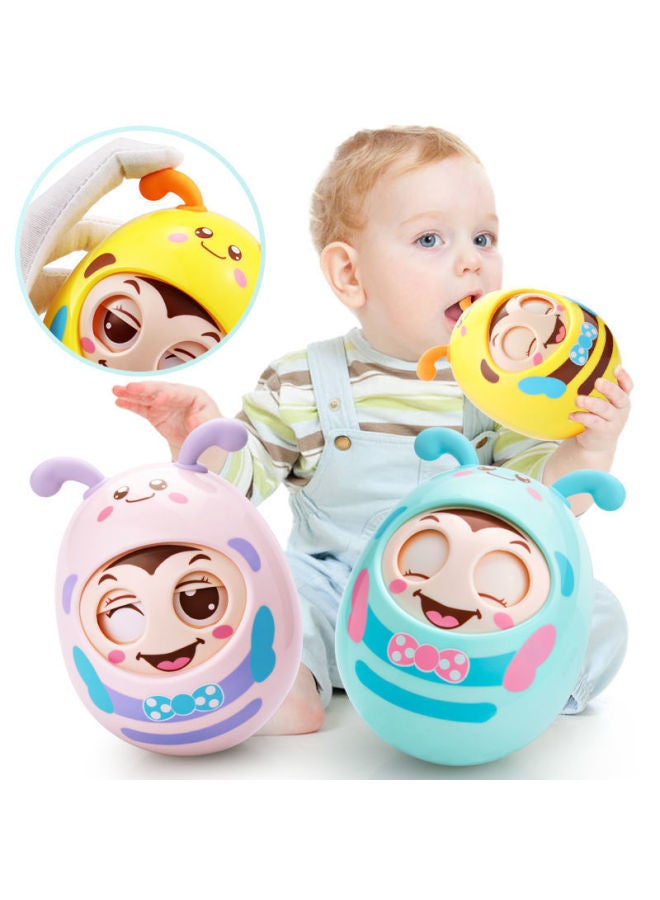 لعبة بهلوان للأطفال كبيرة من 3-6-12 شهرًا للأطفال من عمر 0-1 سنة التعليم المبكر لغز دمية الإيماء بعمر 0-1 سنة-اللون: كوب ماء - Image 2