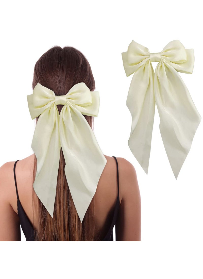 AEGYPIUS AEGYPIUS Large Hair Bows 118 x 59 Inches Big Hair Bows for Women Beige Bow Big Bows for Girls Large Hair Bows for Women Large Hair Bow Big Hair Bow Beige Bows Large Bows for Hair Long Hair Bows 
