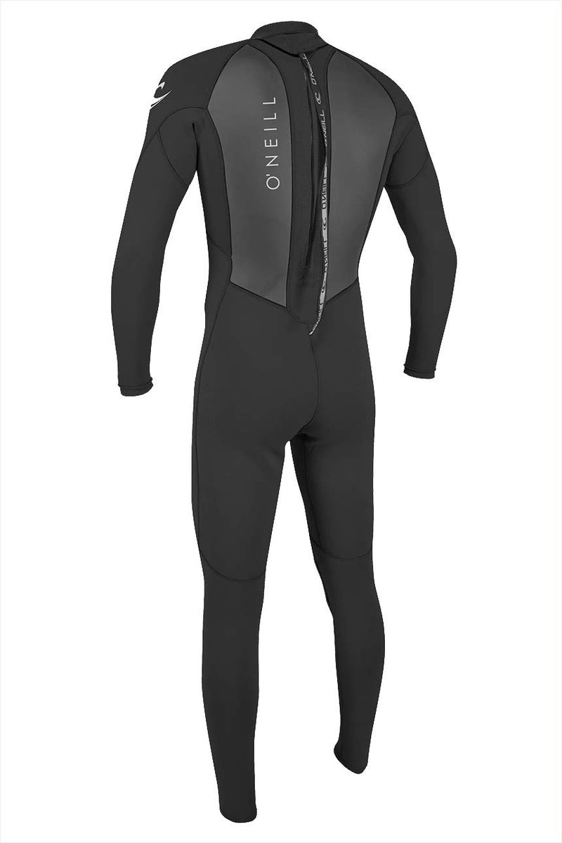 O'Neill Men's Reactor-2 3:2mm Back Zip Full Wetsuit, Lightweight Warmth with Good Flexibility for Surfing, Paddleboarding, Kayaking, Black/Black, Large - Image 2