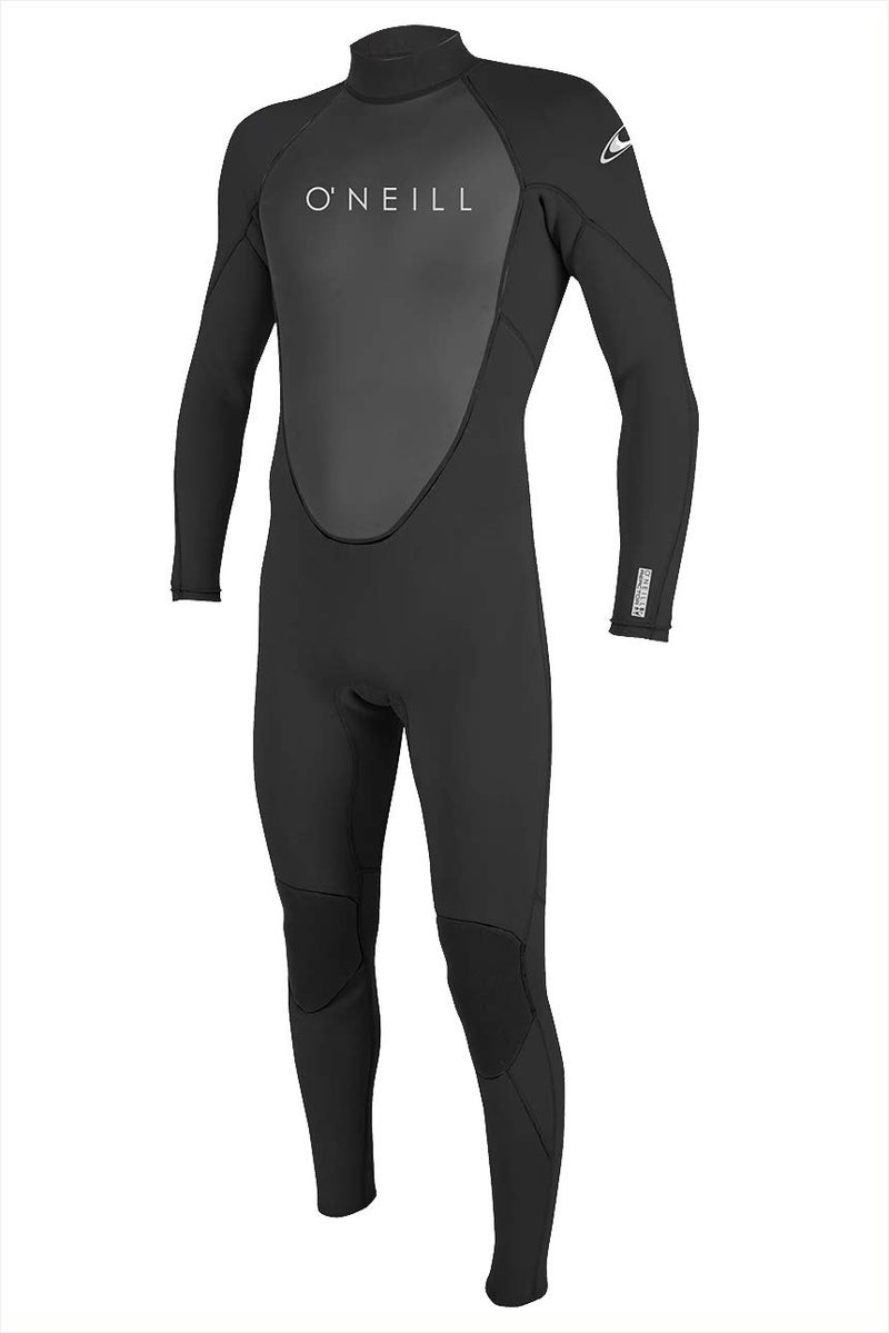 O'Neill Men's Reactor-2 3:2mm Back Zip Full Wetsuit, Lightweight Warmth with Good Flexibility for Surfing, Paddleboarding, Kayaking, Black/Black, Large - Image 4