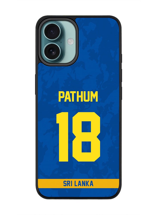 Stylizedd For iPhone 16 Plus Case [Compatible with MagSafe] Slim Magnetic cover Phone Case iPhone 16 Plus -Sri lanka Pathum Nissanka Jersey No 18 - Image 1