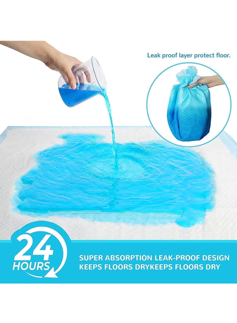 TYCOM Dog and Puppy Training Pads 50 Pack Disposable Dog Pee Pads Ultra Absorbent and Leak Proof Pet Underpads Dry Quickly Pee Pad for Dog Cats Rabbits or Other House Training Pets 45 By 60 CM. - Image 2