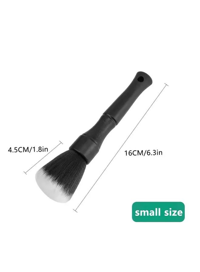 Black Auto Interior Cleaning Tool 2pcs Air Vent Brush Soft Bristle Car Gap Dust Removal - Image 3