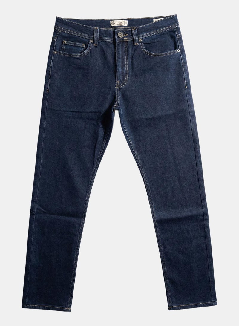Men'S Pants Jeans Fashion - Slimfit Dark Blue
