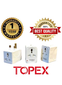 3-Way Universal Multi Plug Socket Adapter