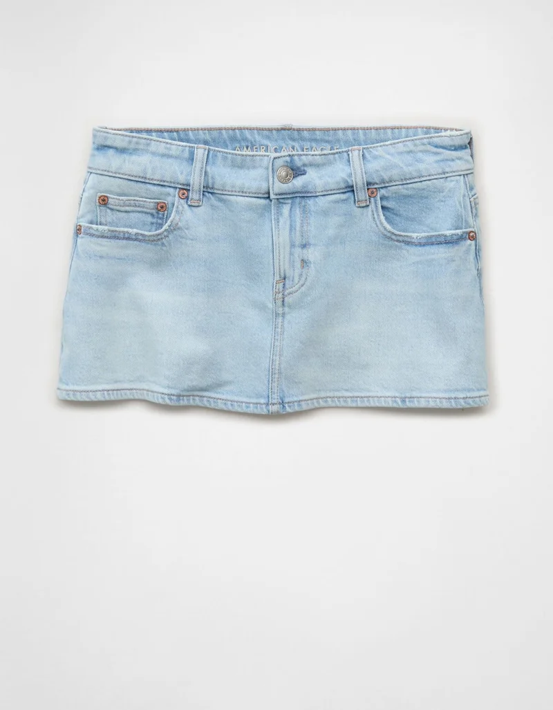 American Eagle  AE Stretch Super Low-Rise Perfect Micro Mini Skirt for Women | Best Price UAE