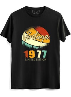 Alfa Tshirt Vintage 1977 Retro Black T-shirt  - Image 1
