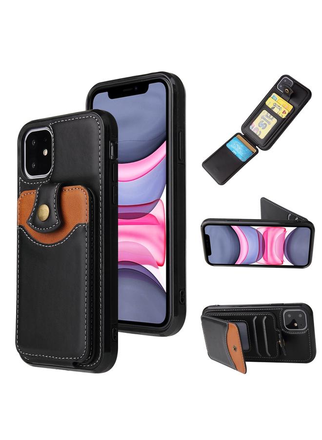 The Bros Phone Case For iPhone 11 Soft Skin Leather Wallet Bag Phone Phone Case - Image 1
