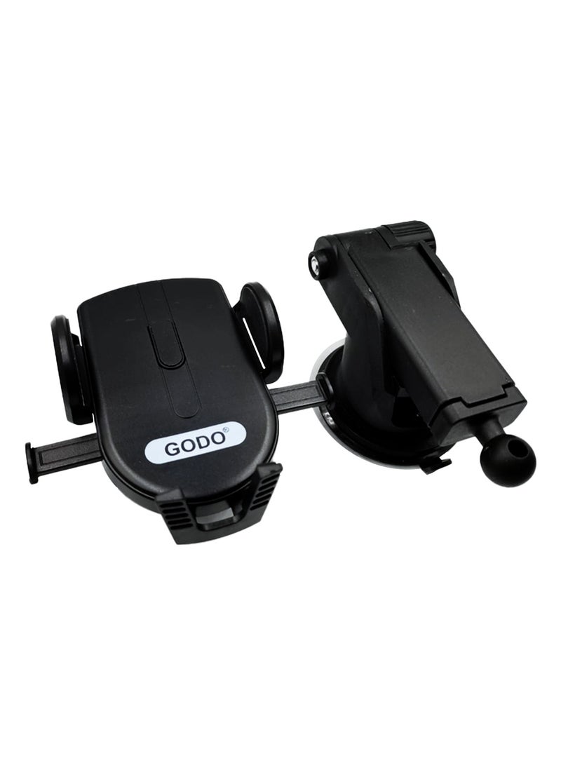 Godo Black Colour Strong And Durable Mobile Holder For The Car - Image 4