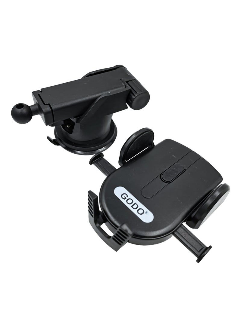 Godo Black Colour Strong And Durable Mobile Holder For The Car - Image 2