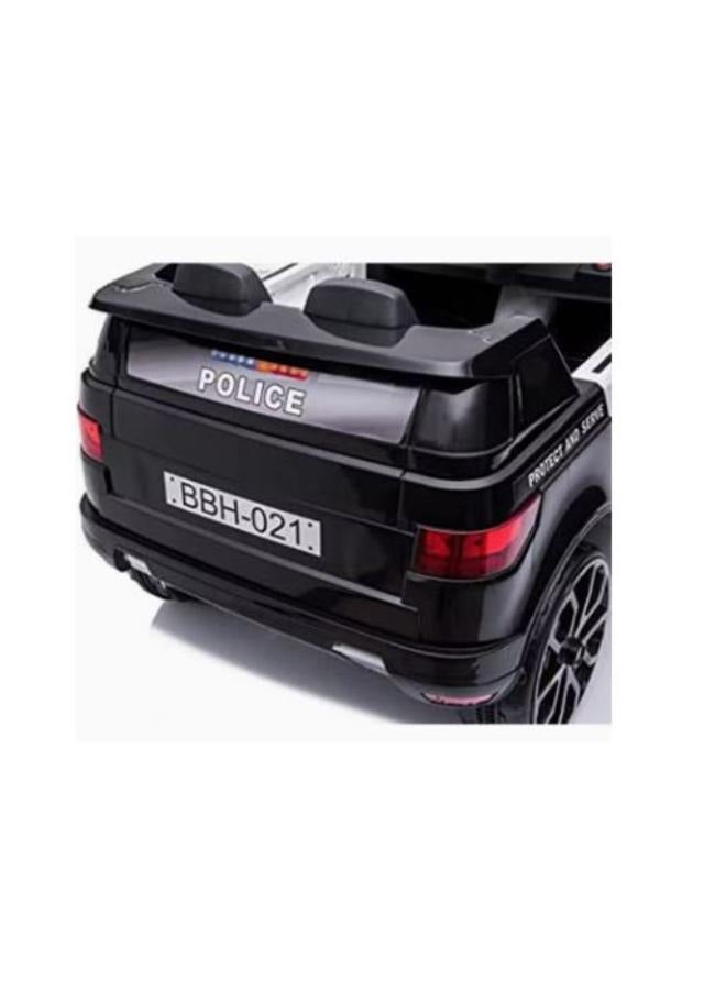 Police Car Electric Ride On Black BBH021Q/2110L - Image 3