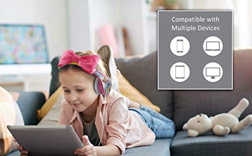 eKids TS140BP Headphones for Kids Toy Story 4 Bo Peep Adjustable Stereo TangleFree 35Mm Jack Wired Cord Over Ear Parental Volume Control School Home Travel - Image 5