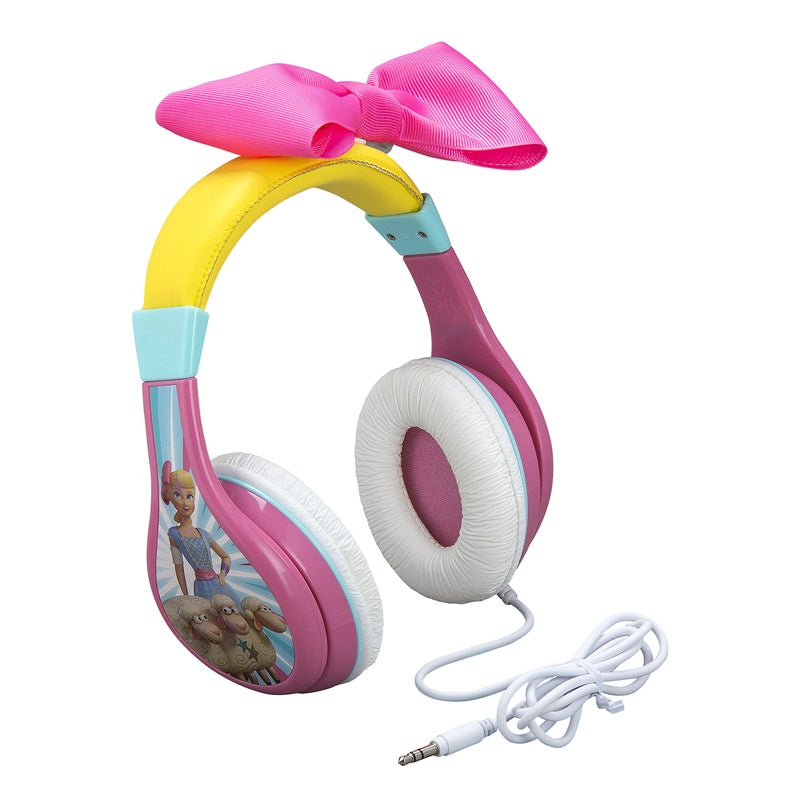 eKids TS140BP Headphones for Kids Toy Story 4 Bo Peep Adjustable Stereo TangleFree 35Mm Jack Wired Cord Over Ear Parental Volume Control School Home Travel - Image 4