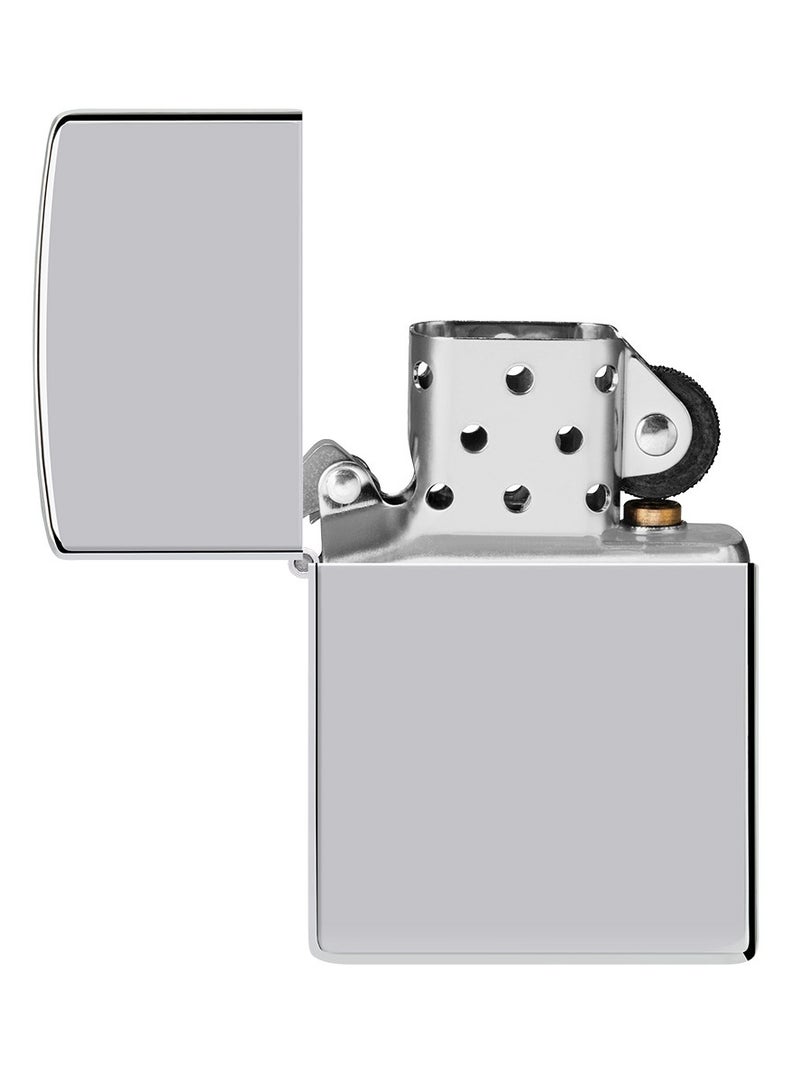 Zippo Ae401301 167 Zippo Flame Design Armor High Polish Chrome Windproof Lighter - Image 4
