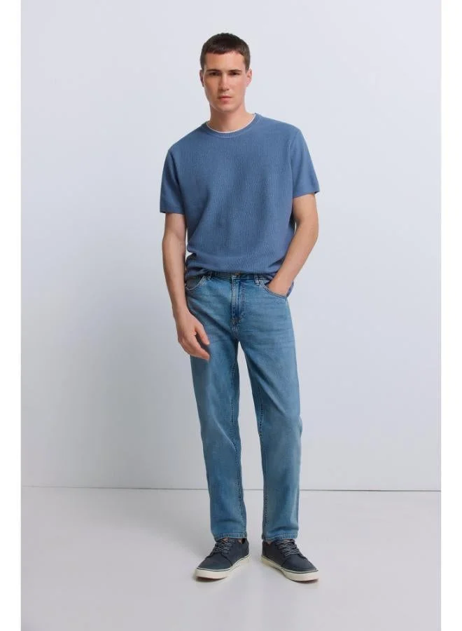Springfield Knit structure T-shirt