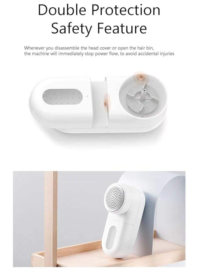 ميثيا ماكينة حلاقة الأقمشة لإزالة الوبر من ميجيا، بيضاء، 145×62×65 مم - Image 1