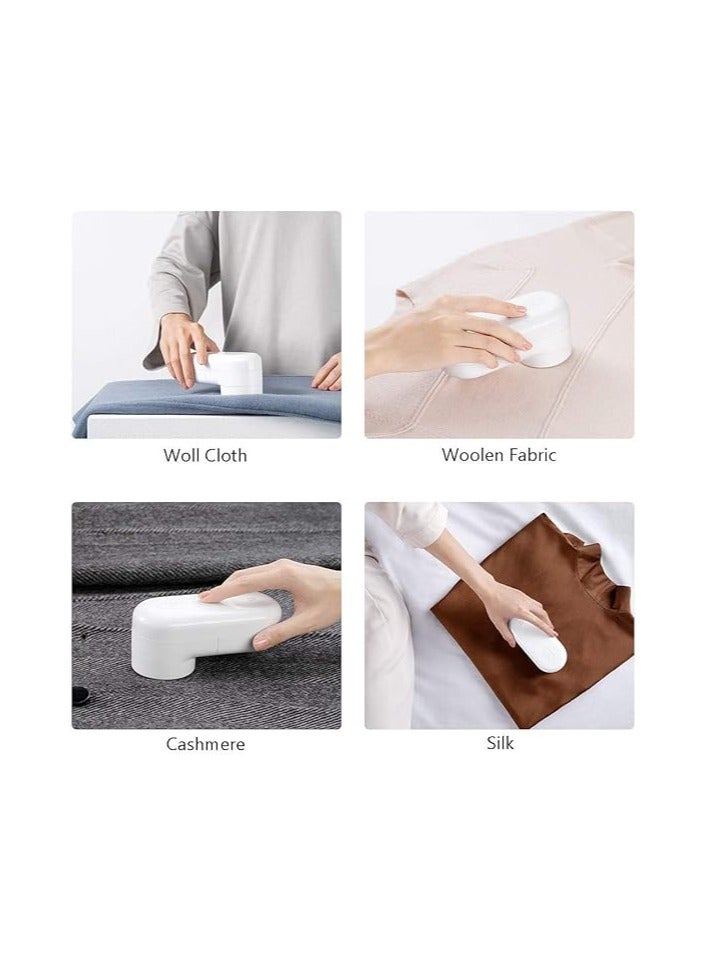 ميثيا ماكينة حلاقة الأقمشة لإزالة الوبر من ميجيا، بيضاء، 145×62×65 مم - Image 3