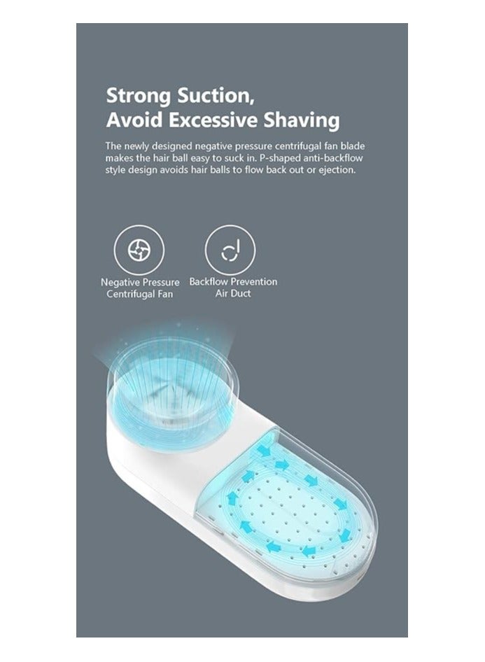 ميثيا ماكينة حلاقة الأقمشة لإزالة الوبر من ميجيا، بيضاء، 145×62×65 مم - Image 4